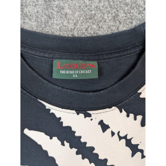 New Zealand Shirt Mens XL Black Lords Cricket Kiwi Fern Graphic Tee Souvenir - Picture 5 of 8